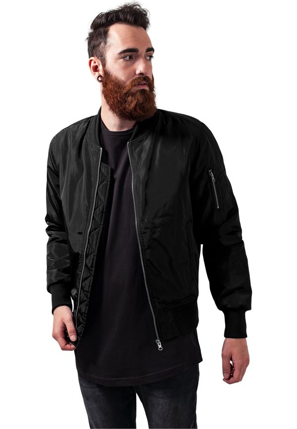 Urban Classics 2-Tone Bomber Jacket blk/blk