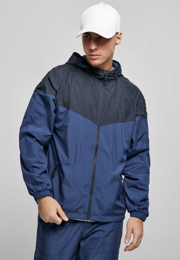 Urban Classics 2-Tone Tech Windrunner Midnight/Dark Blue