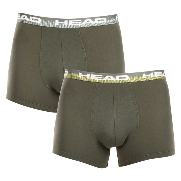 Head 2PACK Men's Boxer Shorts HEAD Green