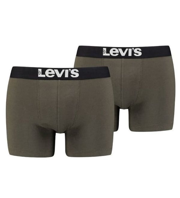 Levi's® 2PACK Men's Boxers Levis Green