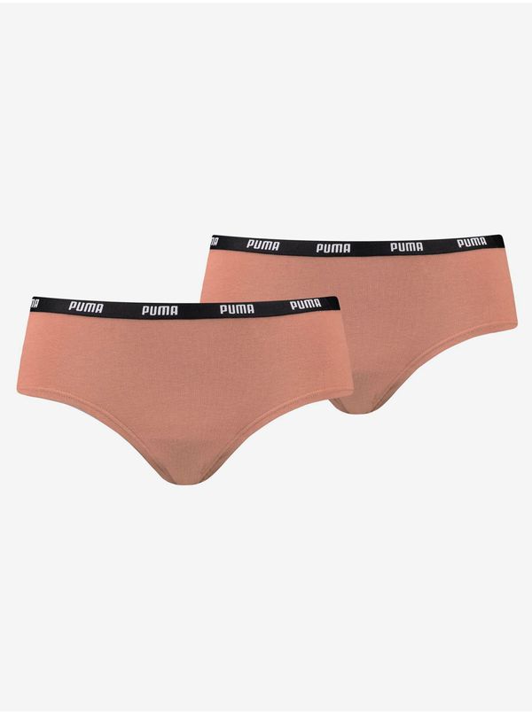 Puma 2PACK Puma Women's Panties Brown