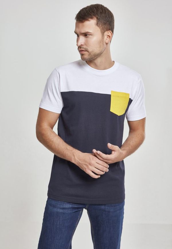 UC Men 3-Colored Pocket T-Shirt NVY/WHT/CHROMEYELLOW
