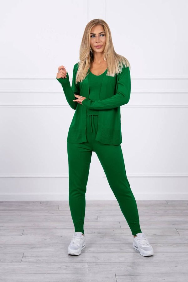 Kesi 3-piece set of sweaters green