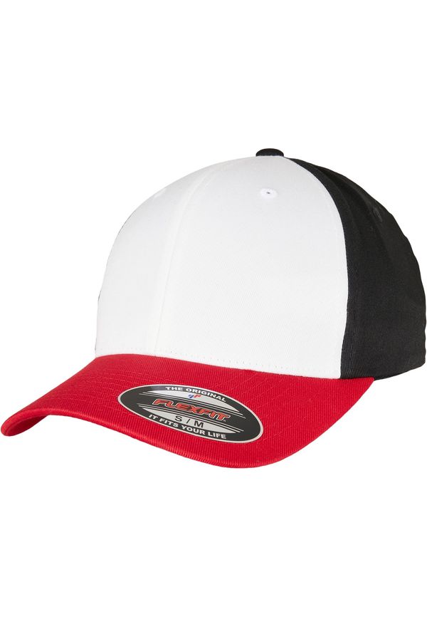 Flexfit 3-Tone Flexfit Red/White/Black