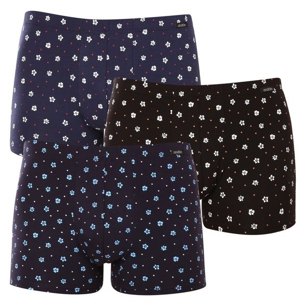 Andrie 3PACK Men's Boxers Andrie Multicolor