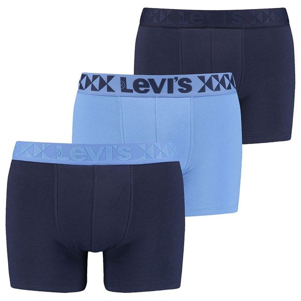 Levi's® 3PACK Men's Boxers Levis Blue