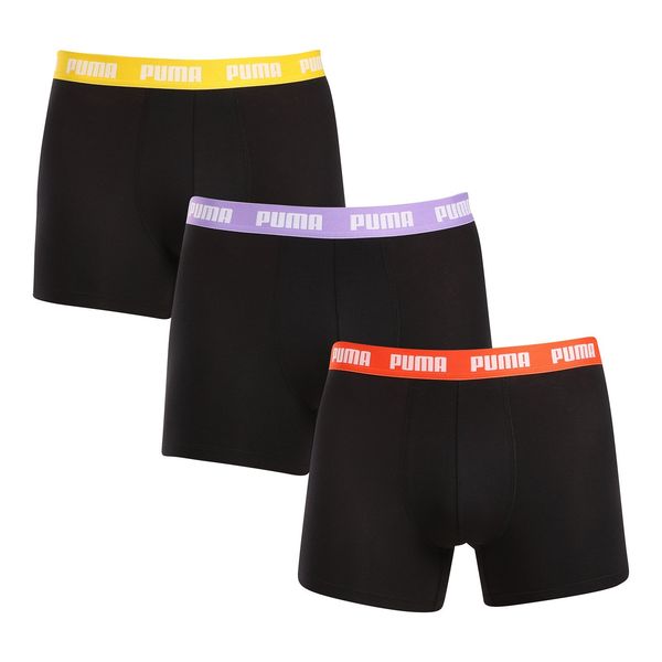 Puma 3PACK men's boxers Puma black