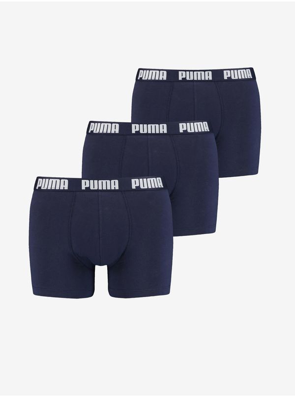 Puma 3PACK men's boxers Puma blue