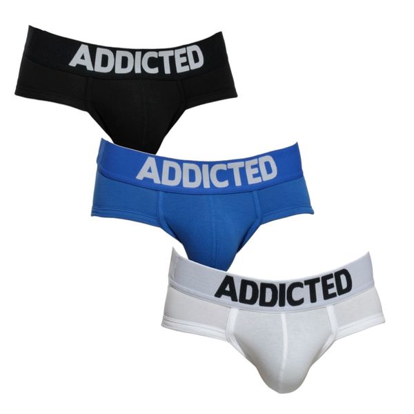 Addicted 3PACK Men's Pants Addicted Multicolored