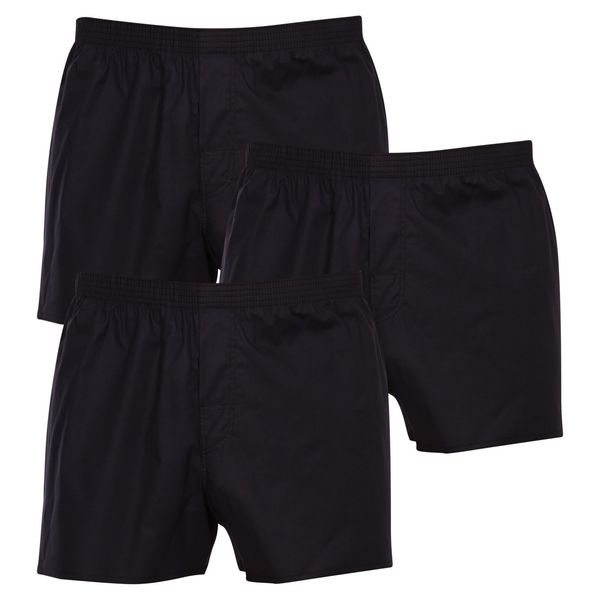 Nedeto 3PACK Men's Shorts Nedeto dark blue