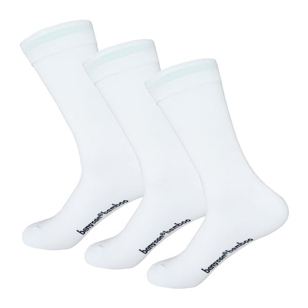 Benysøn 3PACK socks Benysøn high bamboo white