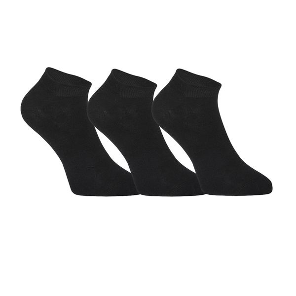 STYX 3PACK Styx low bamboo black socks