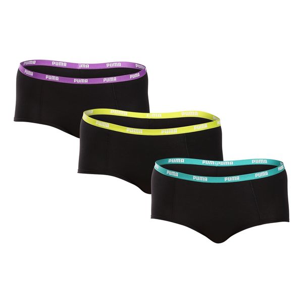 Puma 3PACK Women's Panties Puma black