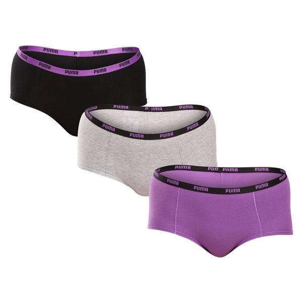 Puma 3PACK Women's Panties Puma Multicolor