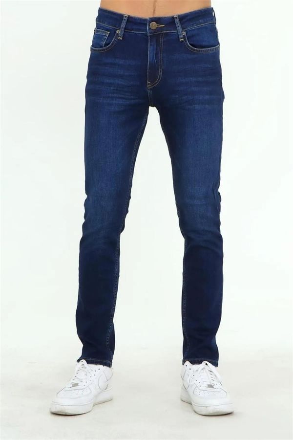 dewberry 49153 Dewberry Expl Skinny Fit Mens Jeans-NAVY