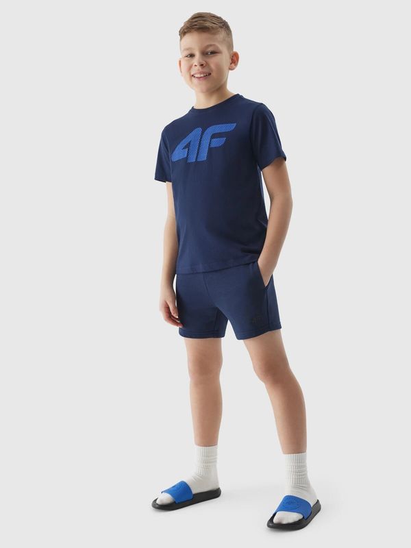 4F 4F Boys' Tracksuit Shorts - Navy Blue