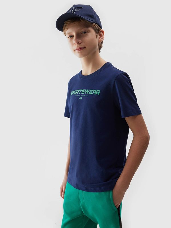 4F 4F T-shirt for boys - navy blue