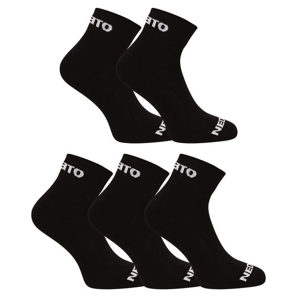 Nedeto 5PACK socks Nedeto ankle black