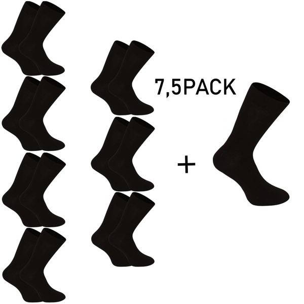 Nedeto 7.5PACK Socks Nedeto High Bamboo Black