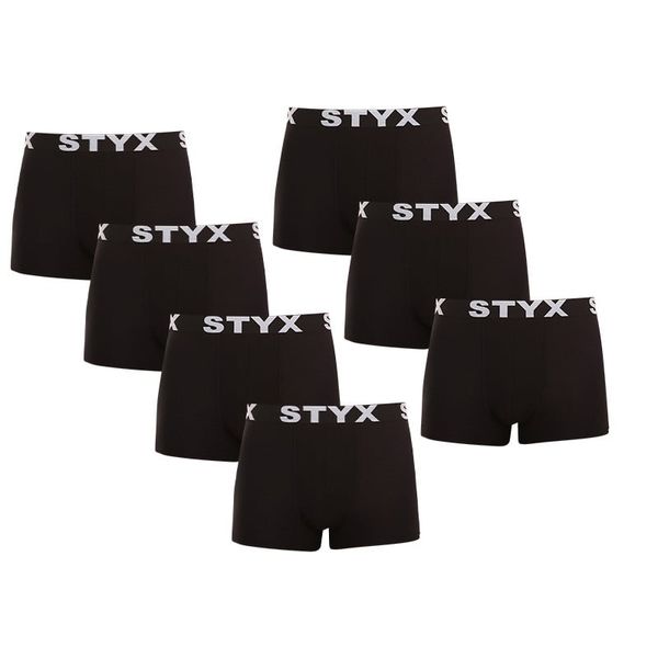 STYX 7PACK men's boxers Styx sports rubber black