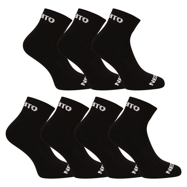 Nedeto 7PACK socks Nedeto ankle black