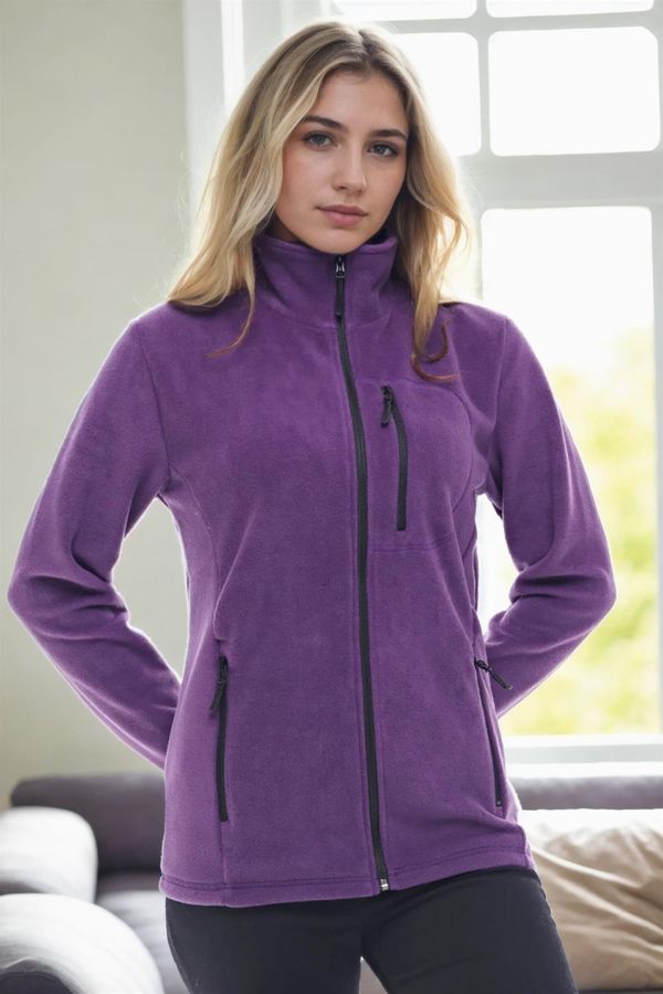 dewberry 80514 Dewberry Full Zipper Fleece Jacket-MOR