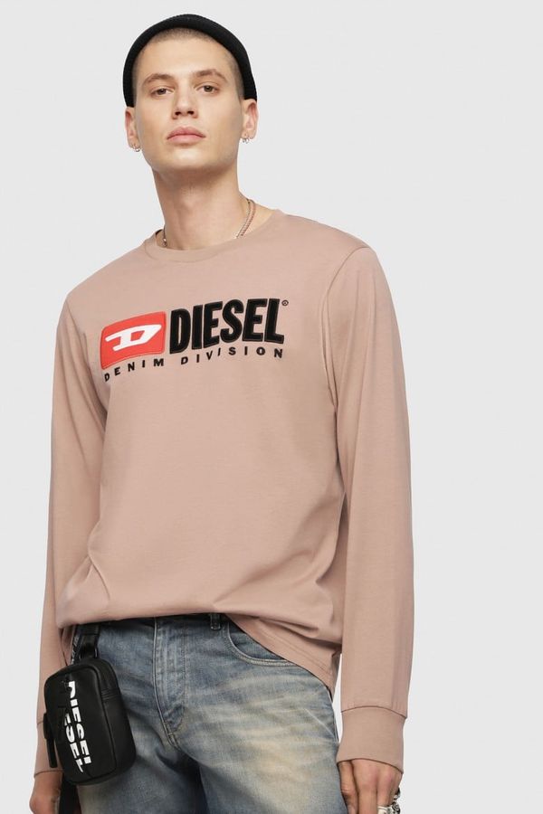 Diesel 9011 DIESEL S.P.A.,BREGANZE T-shirt - Diesel T JUSTLSDIVISION TSHIRT beige