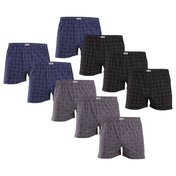 Andrie 9PACK men's boxer shorts Andrie multicolor