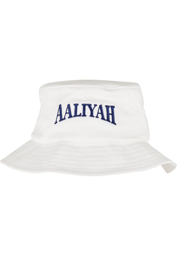 MT Accessoires Aaliyah Logo Bucket Hat White