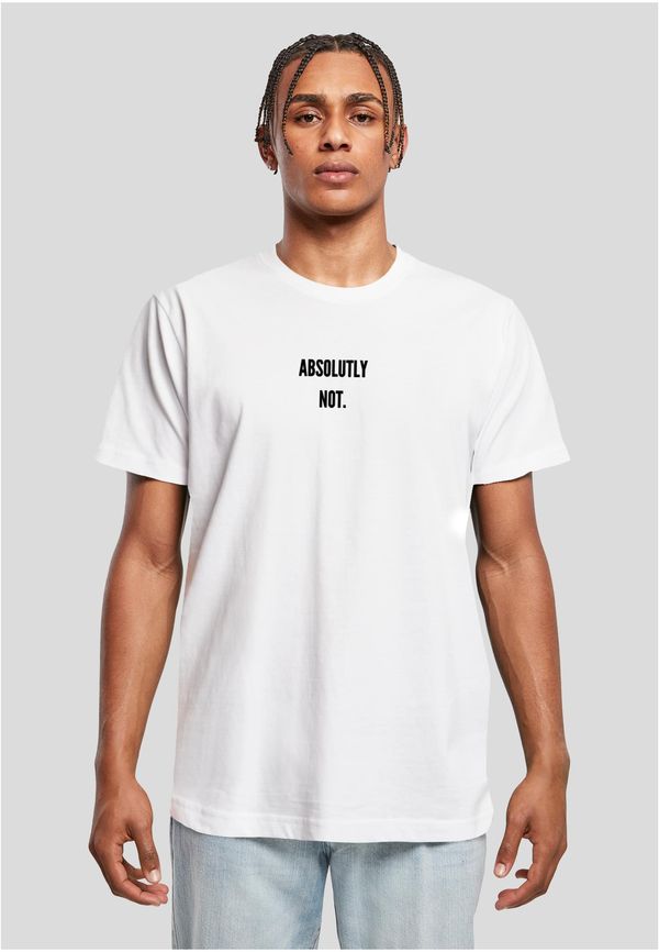 MT Men Absolutely not a white T-shirt