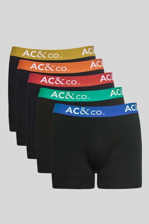 AC&Co / Altınyıldız Classics AC&Co / Altınyıldız Classics Men's Multicolored 5-pack Cotton Flexible Boxer
