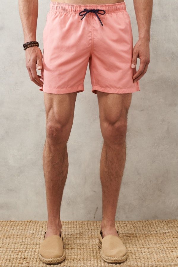 AC&Co / Altınyıldız Classics AC&Co / Altınyıldız Classics Men's Pink Standard Fit Quick Dry Swimwear Marine Shorts.
