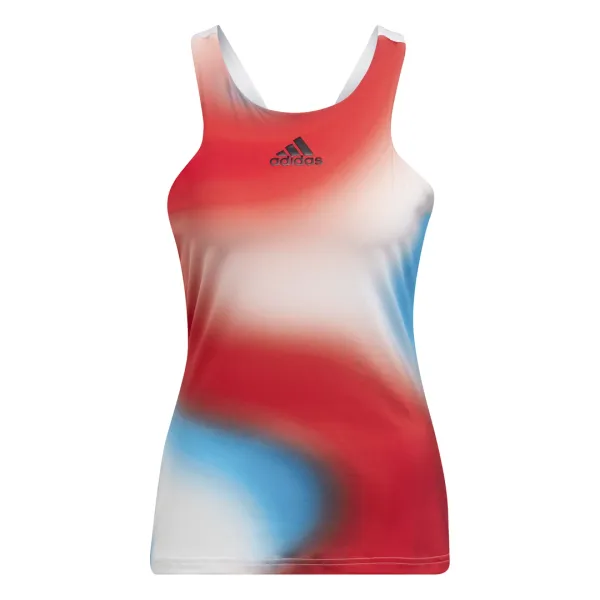 Adidas adidas Melbourne Women's Tank Top White/Red/Blue S