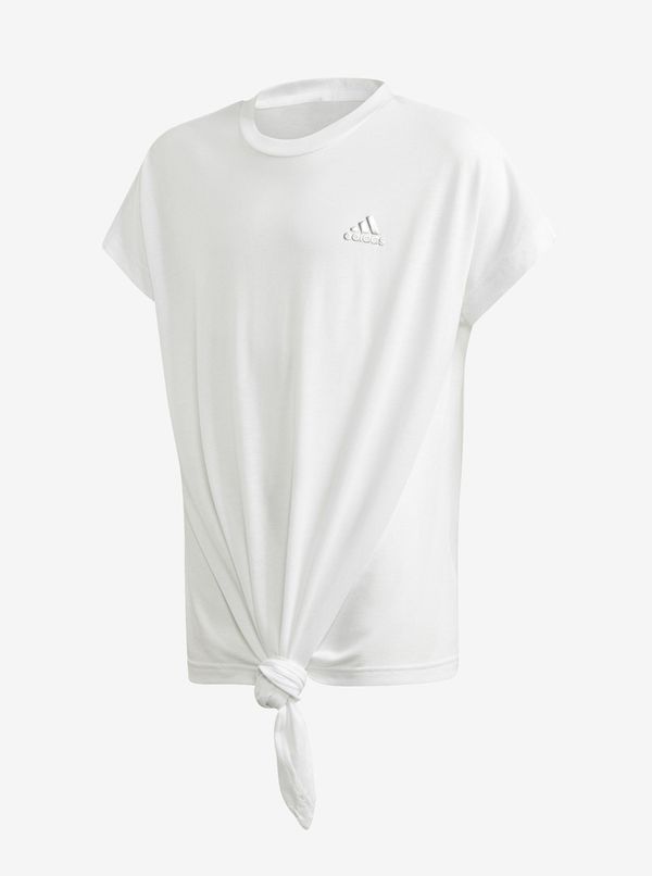 Adidas adidas Performance Dance White Girls' Sports T-Shirt - Unisex