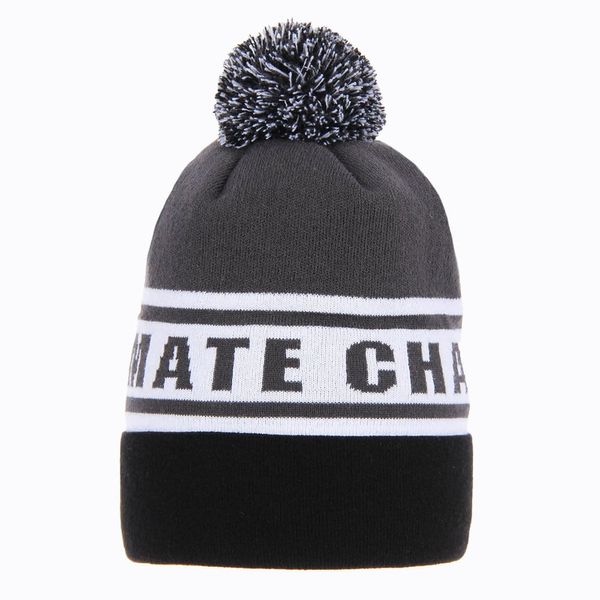 AGBO AGBO Boy's winter hat grey Ultimate with pompom