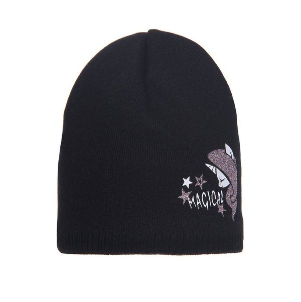 AGBO AGBO Girl's winter/ autumn hat black Magical