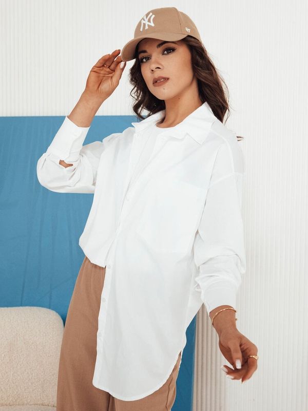 DStreet AISMEE Women's Oversize Shirt White Dstreet