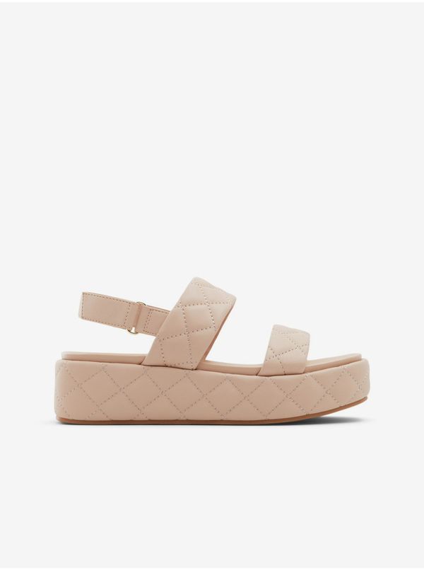 Aldo ALDO Cossette Platform Beige Women's Sandals - Women