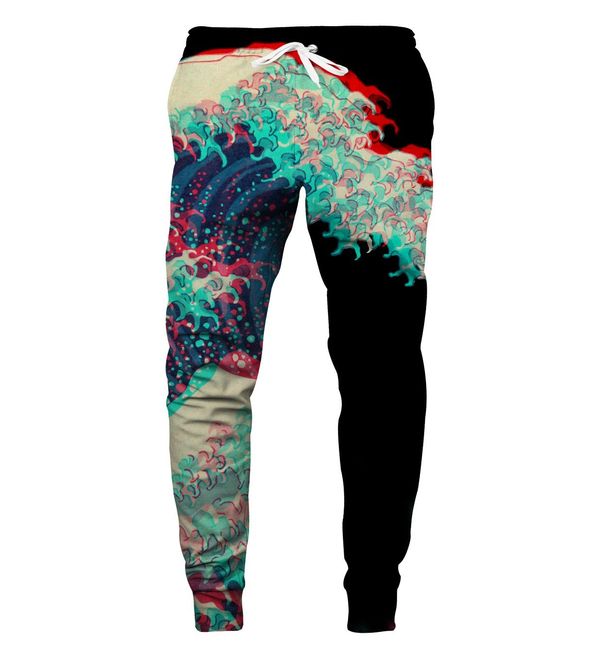 Aloha From Deer Aloha From Deer Unisex's Great Wave 3D Sweatpants SWPN-PC AFD596