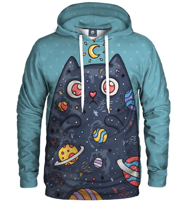 Aloha From Deer Aloha From Deer Unisex's Space Cat Hoodie H-K AFD351