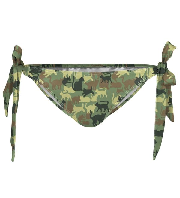 Aloha From Deer Aloha From Deer Woman's Camo Cats Bikini Bows Bottom WBBB AFD090