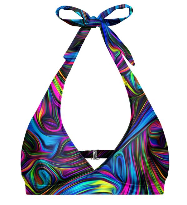 Aloha From Deer Aloha From Deer Woman's Spill The Tint Halter Neck Bikini Top BTH AFD881