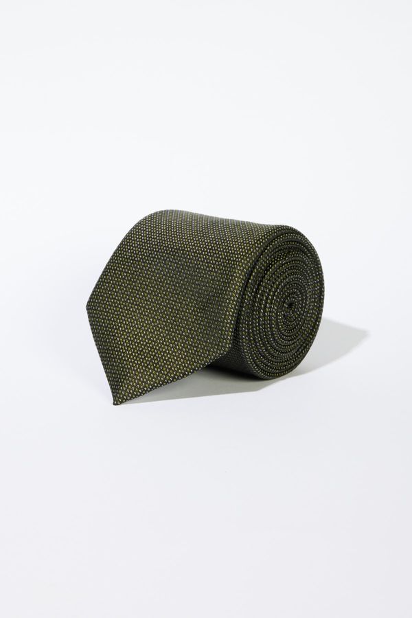 ALTINYILDIZ CLASSICS ALTINYILDIZ CLASSICS Men's Black-Green Patterned Tie