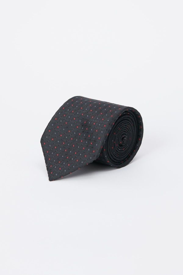 ALTINYILDIZ CLASSICS ALTINYILDIZ CLASSICS Men's Black-red Patterned Tie