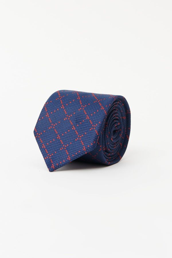ALTINYILDIZ CLASSICS ALTINYILDIZ CLASSICS Men's Navy Blue-Red Patterned Tie