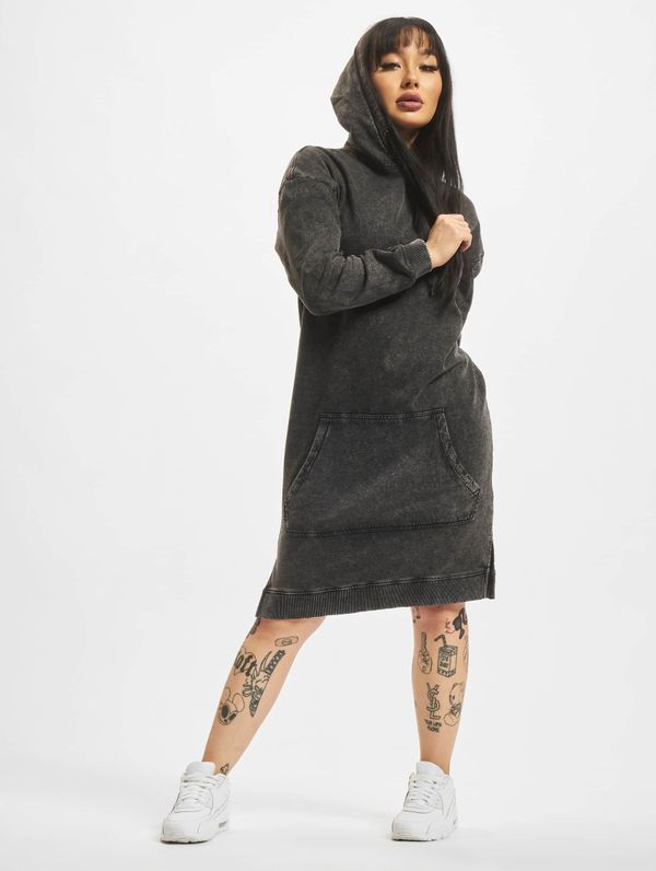DEF Anthracite dress with hood