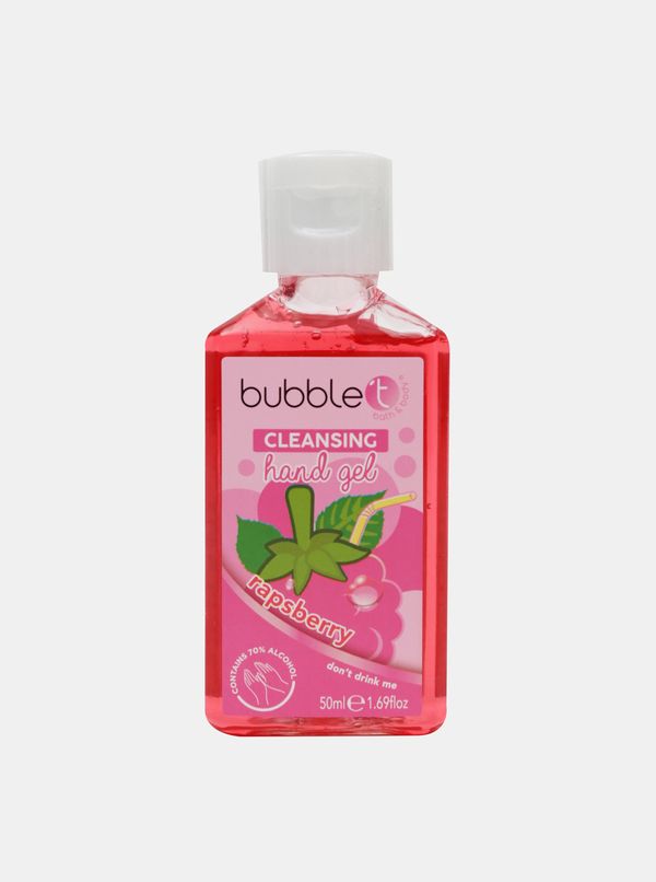 Bubble T Cosmetics Antibacterial hand gel (70% alcohol) Bubble T Cosmetics Raspberry 50 ml