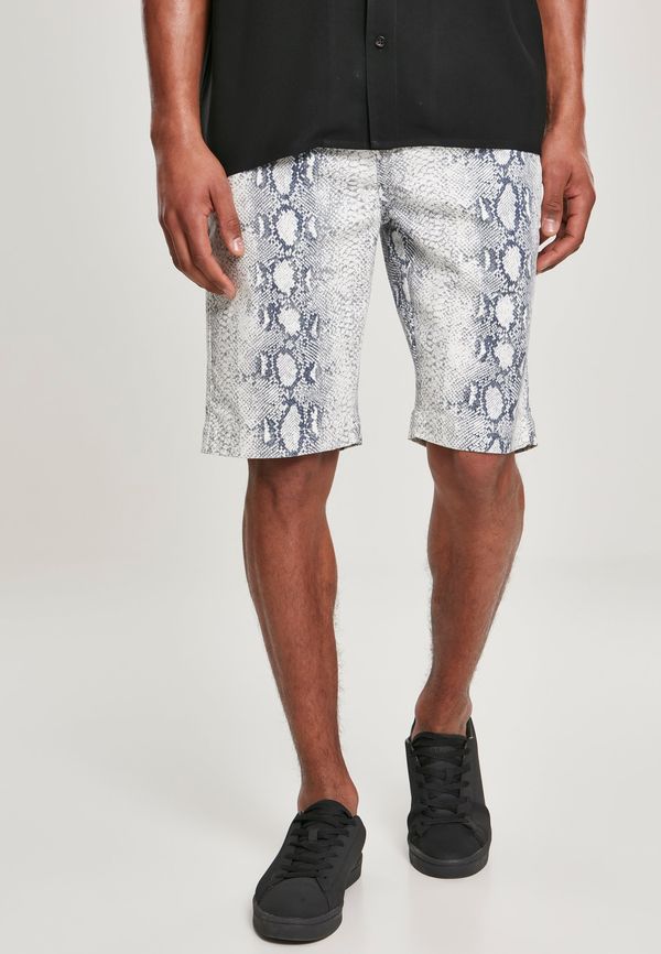 UC Men AOP Stretch Shorts - Off-White Snake