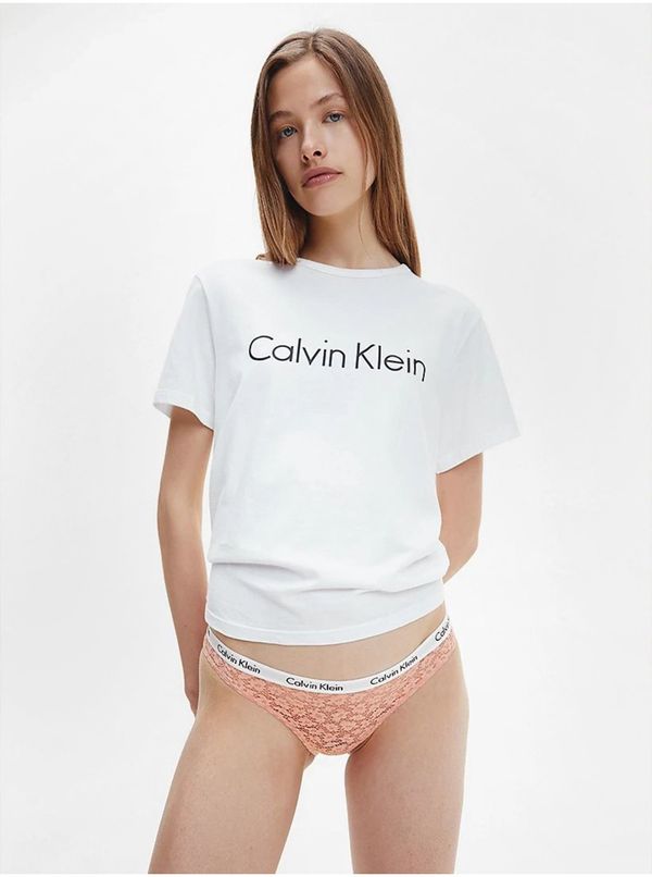 Calvin Klein Apricot Women Lace Panties Calvin Klein Underwear - Women