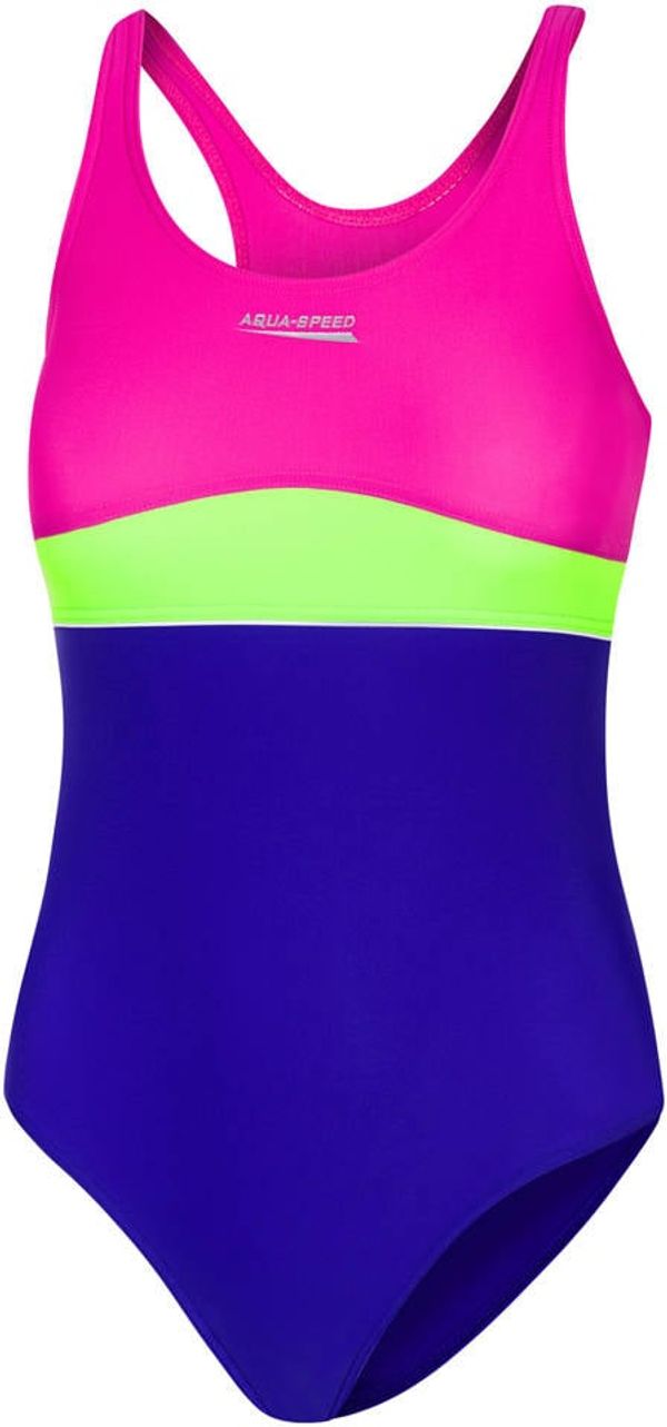 AQUA SPEED AQUA SPEED Kids's Swimsuits EMILY Violet/Green/Pink